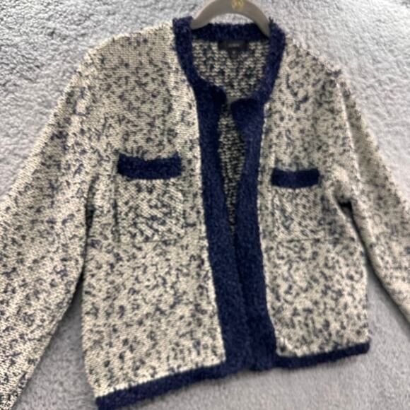 J. Crew Women's Medium Crop Long‎ Sleeve Jacket Open Front Office Work Business - Picture 5 of 10